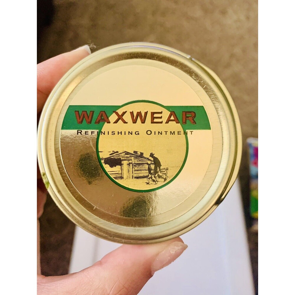 Vintage Waxwear Refinishing Ointment Herbert Rice Fredric Gold Leather